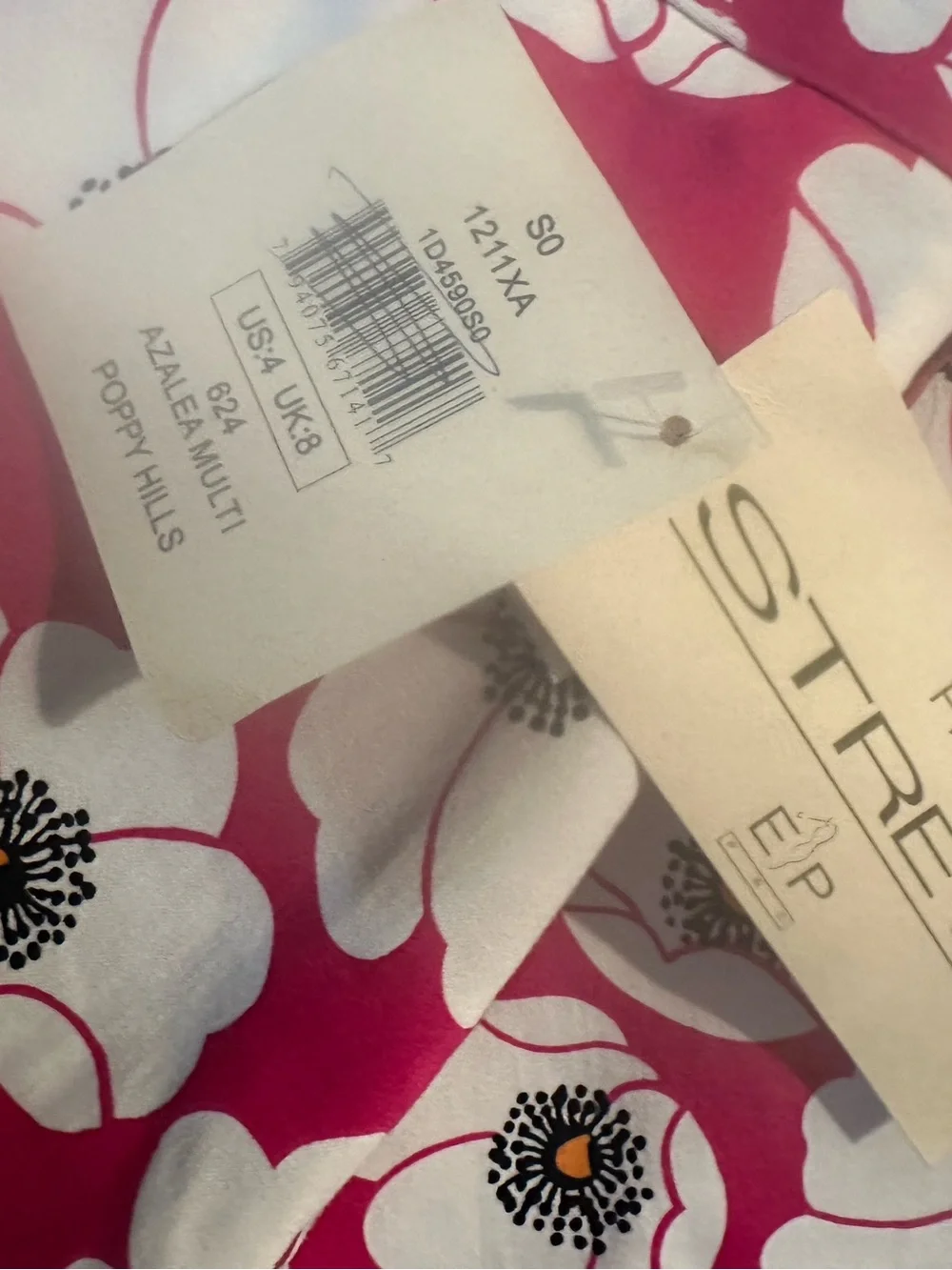 EP Pro Pink and White Floral Golf Skort Size 4